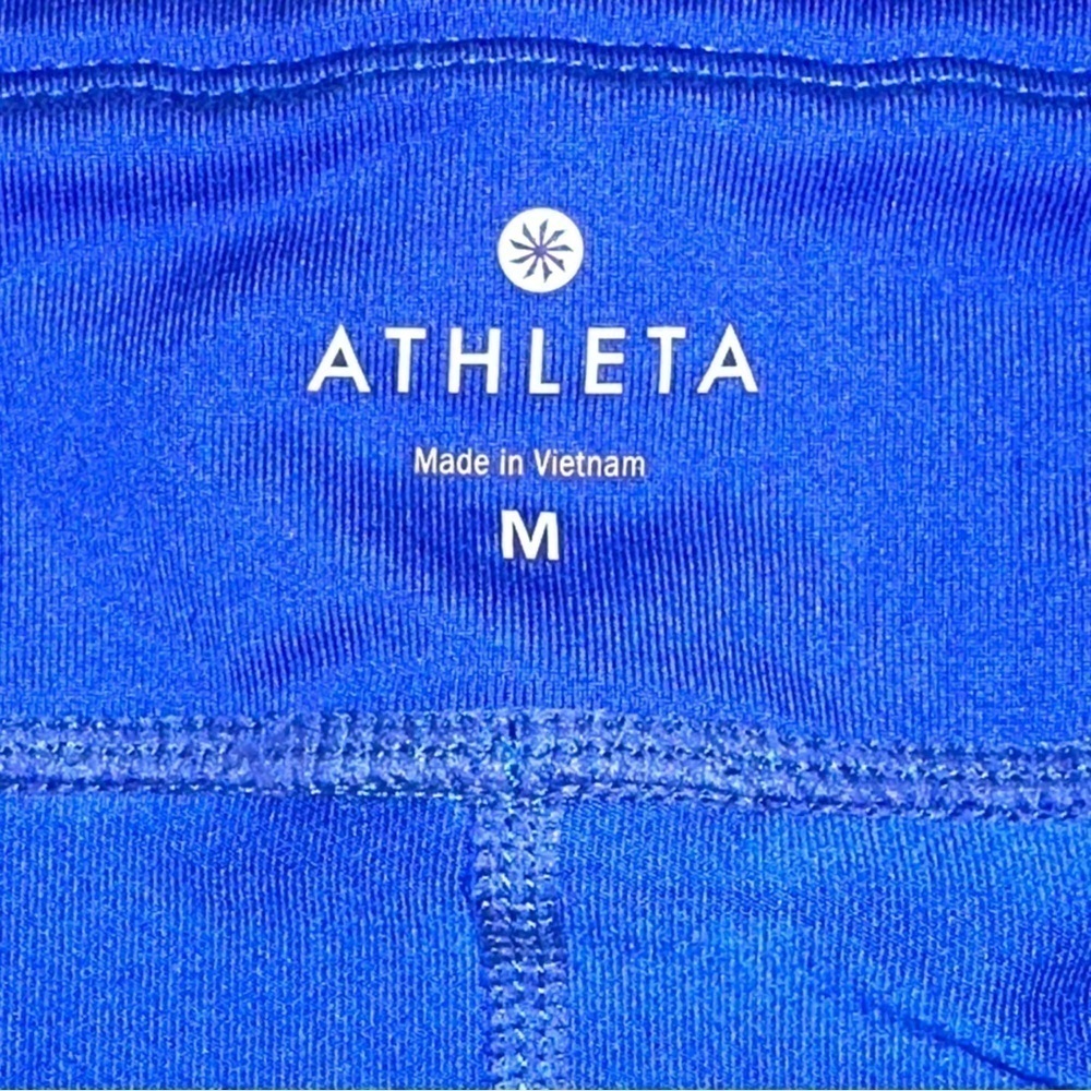 Athleta Blue Leggings Size Medium - Picture 2 of 4